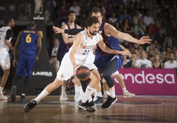 Sergio Llull y Víctor Claver.