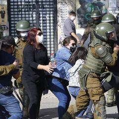 Uno de los detenidos en incidentes de Plaza Baquedano tiene coronavirus