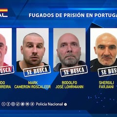 La Policía difunde la foto de los peligrosos presos fugados de Portugal