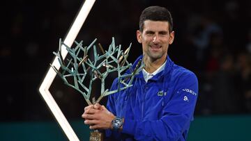 ?Cu¨¢nto dinero se lleva Novak Djokovic de premio por ganar el Master de Par¨ªs Bercy
