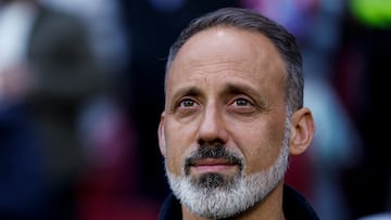 Pellegrino Matarazzo, entrenador de la Real Sociedad, aún no ha perdido en Anoeta.