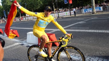 ?Cu¨¢ntos Tour de Francia tienen Indurain y Contador y qu¨¦ otros ciclistas espa?oles lo han ganado?