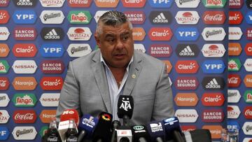Conferencia de Prensa de Claudio Tapia, presidente de la AFA.