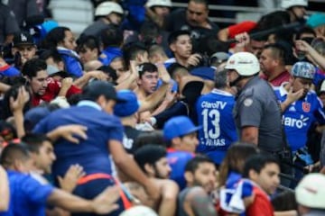 Los graves incidentes de los hinchas de la U en el Arena Corinthians