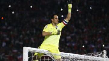 Pizzi: "Claudio Bravo es el mejor arquero de Europa"