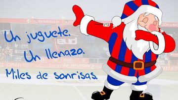 Cartel de la iniciativa: "Un juguete. Un llenazo"