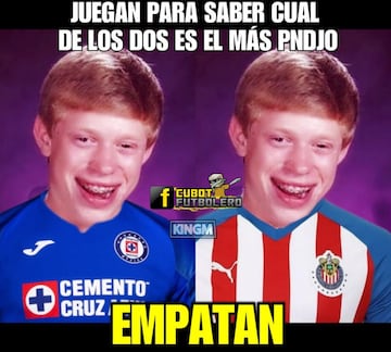 Cruz Azul y Chivas triunfan... en los memes
