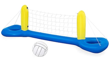 voley hinchable piscina