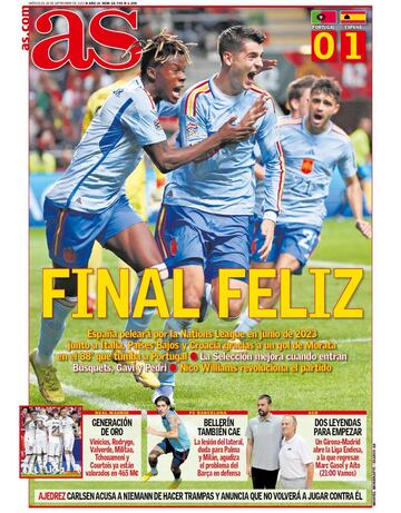 Las portadas de AS de septiembre