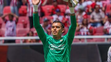 Raul Rangel of Guadalajara during the game Guadalajara vs Athletic Bilbao Club, corresponding to the Gernika Tree Trophy, at Akron Stadium, on July 16, 2023.
<br><br>
Raul Rangel de Guadalajara durante el partido Guadalajara vs Athletic Club de Bilbao, correspondiente Al Trofeo Arbol de Gernika, en el Estadio Akron, el 16 de Julio de 2023.
