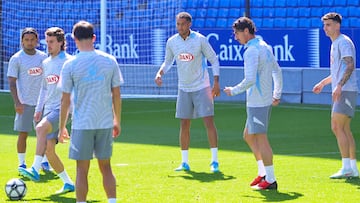 10/04/2026 LALIGA EA SPORTS.
ENTRENAMIENTO DEL RCD ESAPNYOL EN EL RCDE STADIUM
PICKEL (18) RCD ESPANYOL