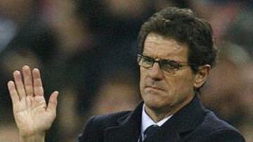 <strong>ELOGIOS.</strong> Capello elogió el juego de la selección española.