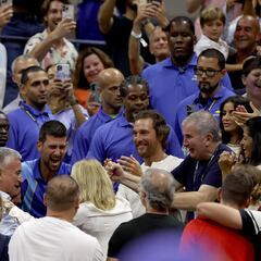 La celebrities que vibraron con Nole en el US open