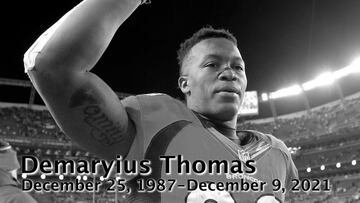 The former NFL wide receiver retired in June and would've been 34 on Christmas. He wanted to be remembered as Demariyus Thomas, not just a football player.