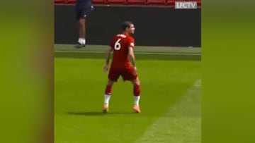 El insólito video que publicó el Liverpool para alabar a un jugador