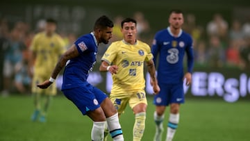 Alejandro Zendejas of America during the game Chelsea FC (ENG) vs Club America (MEX), corresponding to the Torneo 2022 Florida Cup Series, at Allegiant Stadium on July 17, 2022
<br><br>
Alejandro Zendejas de America durante el partido Chelsea FC (ENG) vs Club America (MEX) correspondiente al Torneo Florida Cup Series 2022 en el Allegiant Stadium el 17 de julio de 2022
