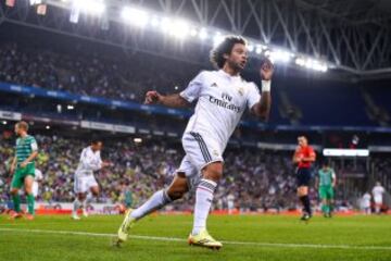 Marcelo celebra el 1-4.