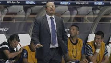 <b>ÉL RETO DE BENÍTEZ. </b>Rafa tiene la misma plantilla con la que Mourinho logró el histórico triplete con el Inter la pasada temporada.