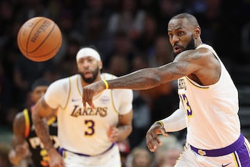 LeBron James #23 de Los Angeles Lakers.   Christian Petersen/Getty Images/AFP (Photo by Christian Petersen / GETTY IMAGES NORTH AMERICA / Getty Images via AFP)