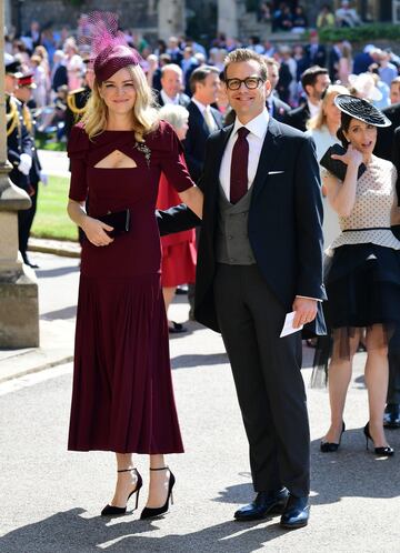 Gabriel Macht y su esposa Jacinda Barrett.