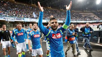 El Liverpool desaparece en San Paolo: Insigne marcó en el 90'