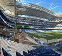 Descubre el avance de las obras en el interior del Bernabéu