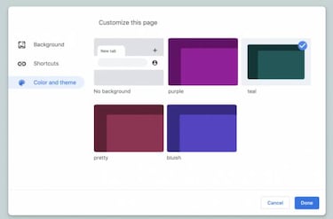 Google Chrome tendrá sus propios temas de colores