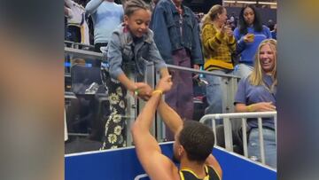 Esto de Curry con su hija les va a ablandar un poco