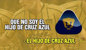 Los memes no perdonan a Pumas traes caer con Cruz Azul