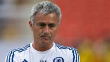 Jose Mourinho durante un entrenamiento el 16 de julio.