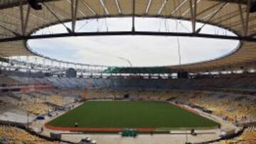 Aspecto que presentaba el estadio la pasada semana.