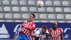 Ponferradina 2 - Sporting 2: resumen, goles y resultado