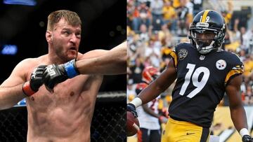 JuJu Smith-Schuster retó a un peleador de la UFC
