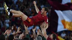 Totti quería fallar un penalti en su despedida con el Roma