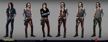 Cyberpunk 2077 muestra cómo lucía Johnny Silverhand antes de que lo interpretara Keanu Reeves