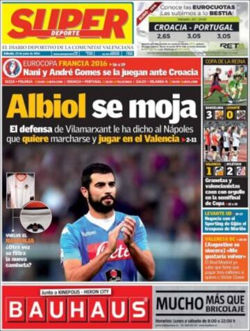 Portadas de la prensa mundial