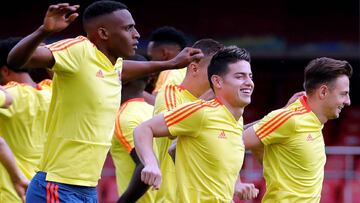 Colombia, por la clasificación a cuartos de final ante Qatar