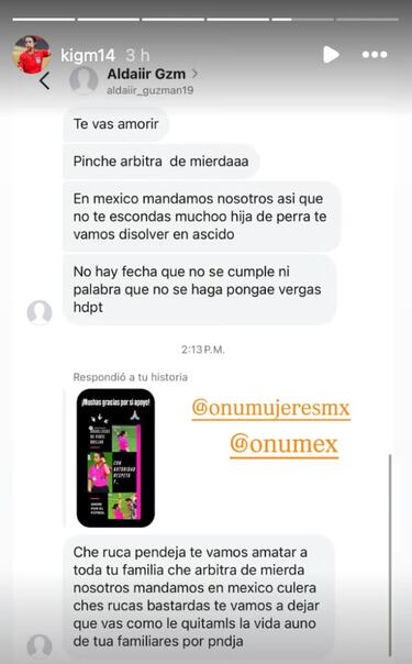 Katia Itzel, árbitra mexicana, recibe amenazas de muerte
