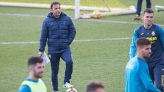 Calleja: "Queremos cerrar 2017 ganando al Celta y al Valencia"