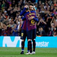 Messi, Luis Suárez y Neymar despiden a Iniesta con emotivas palabras