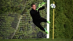 Ter Stegen trabajó en solitario