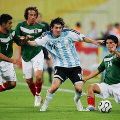 Las veces que México enfrentó a Messi en Mundiales