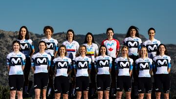 Training Camp del Movistar femenino en Valencia.