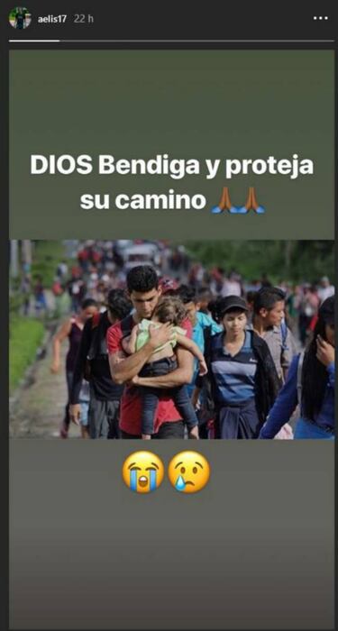 Elis y Najar envían mensaje a migrantes hondureños