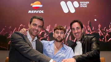 Presentación del acuerdo entre Warner y Repsol con el artista Dani Fernández.