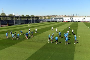 El Madrid prepara el partido contra el Rayo