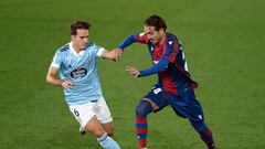 Levante 1 - 1 Celta: resumen, goles y resultado