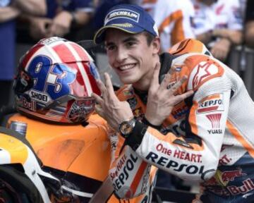 MotoGP. Marc M¨¢rquez, ganador del GP de Las Am¨¦ricas.