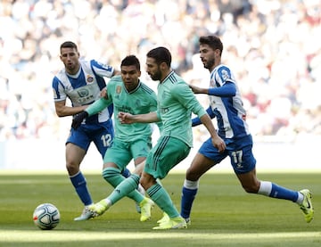 Calleri, Casemiro, Carvajal y Didac.