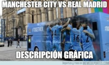 Los memes más divertidos del Manchester City vs Real Madrid